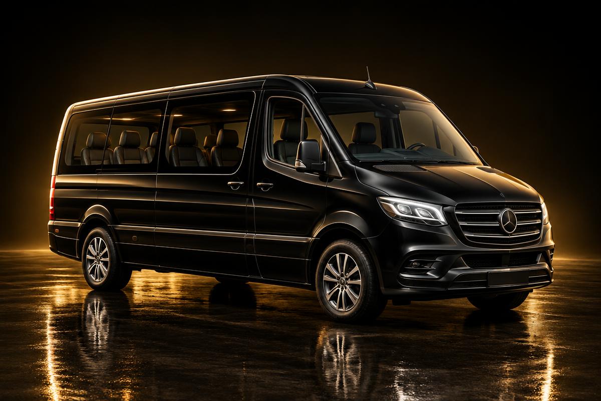Black 8 Seater taxi
